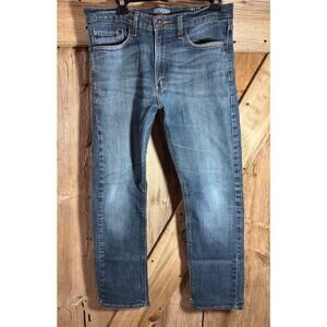 Denizen From Levi's Men's 232 Slim Straight Fit Jeans Med Denim Size 34x30